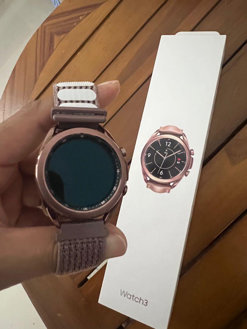 Samsung Watch 3 Mystic Bronze Women S Fashion Watches Accessories Watches On Carousell