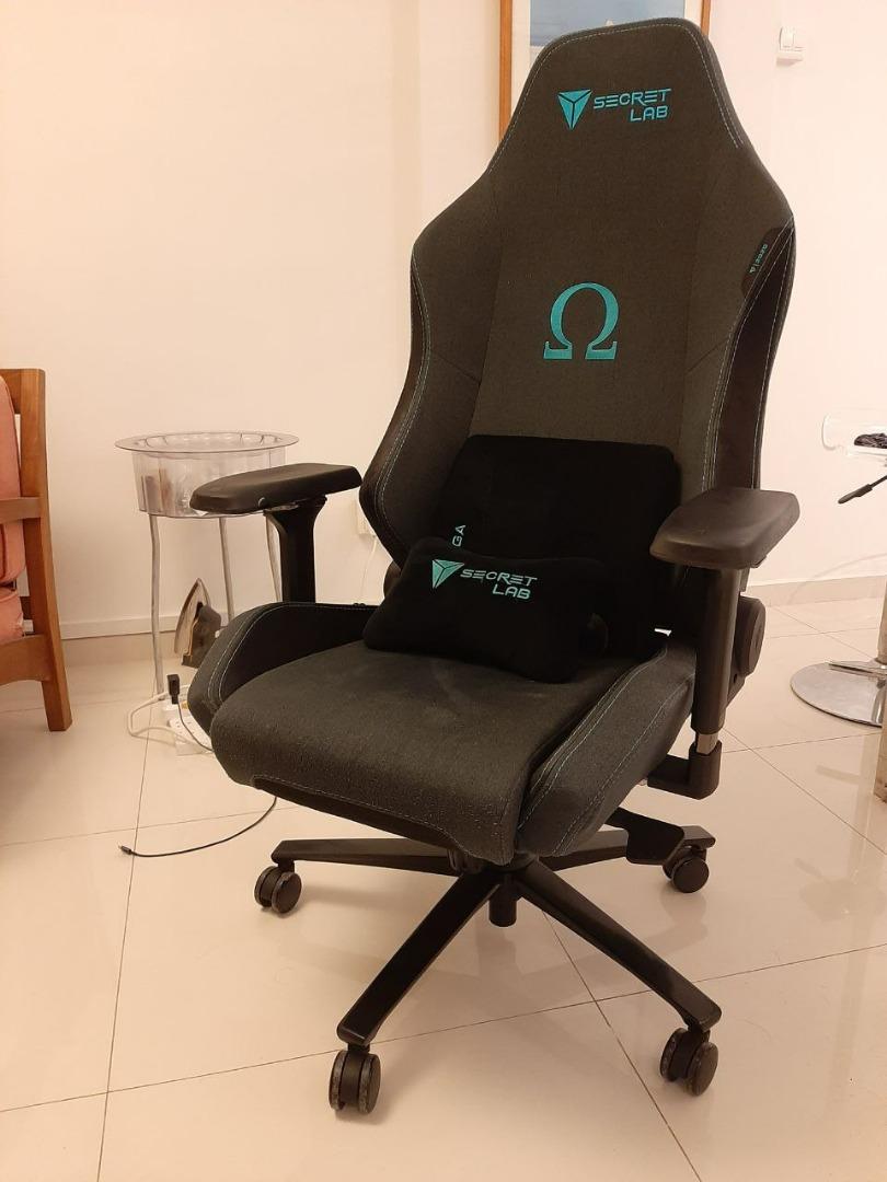 Secretlab omega softweave charcoal blue on sale