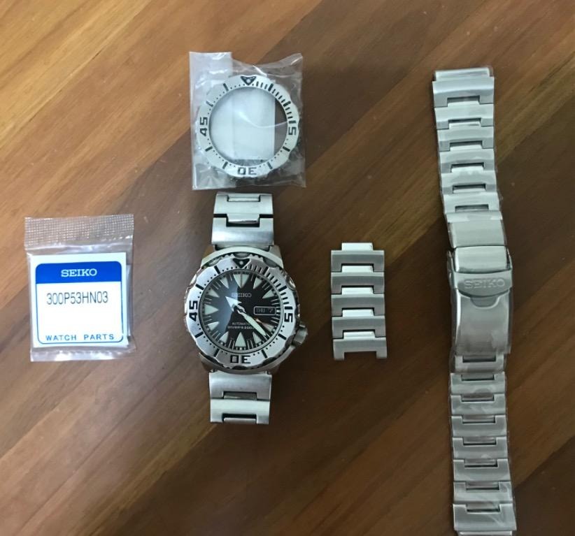 Seiko Monster 2nd Generation (SRP307K1) with replacement parts, Men's  Fashion, Watches & Accessories, Watches on Carousell