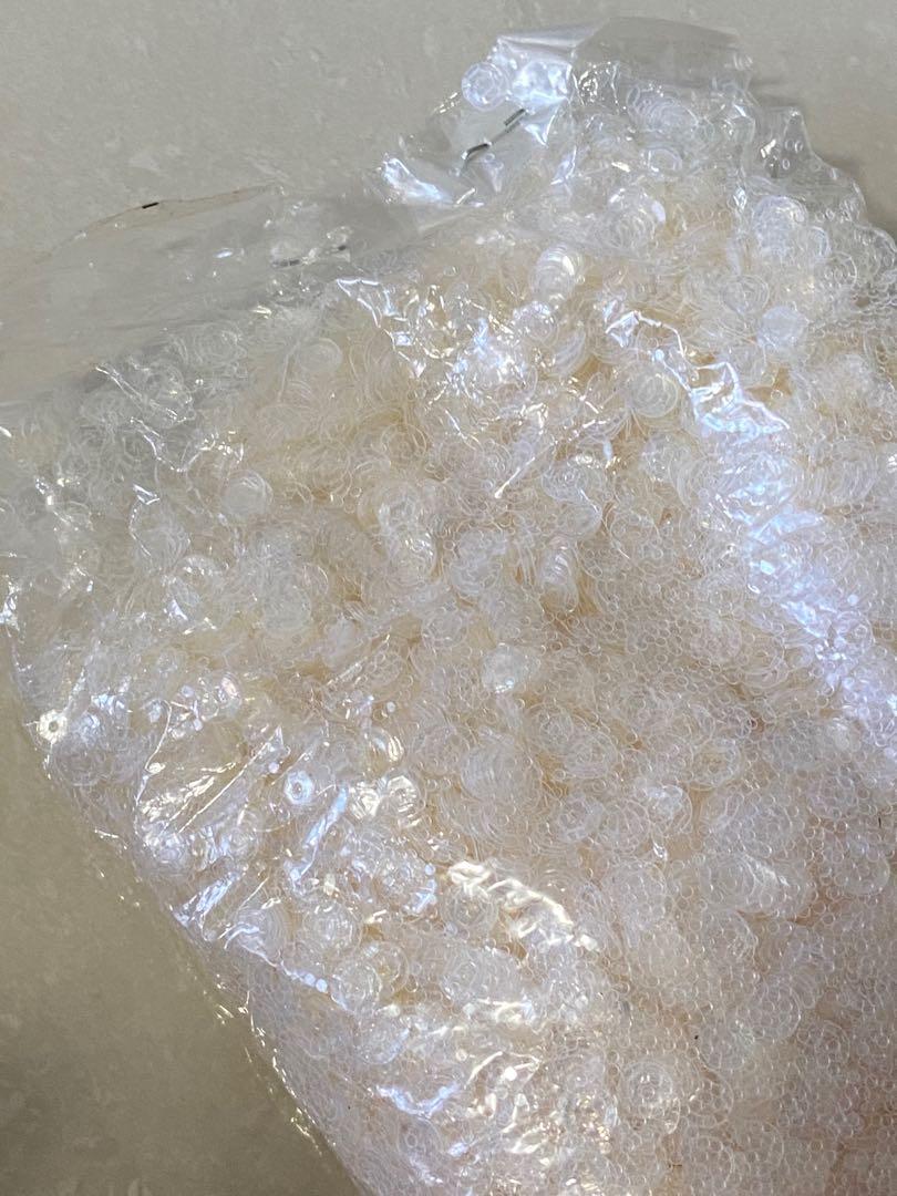Sequins (Category: Craft Supplies & Tools) located in Singapore. Submitted by adoredbag (Listing ID 1175944362, Image 3). Description: 1 big pack of sequins for gown sewing, handcraft / embellishments Original cost $30/ pack. Let go at $10 for clearance..