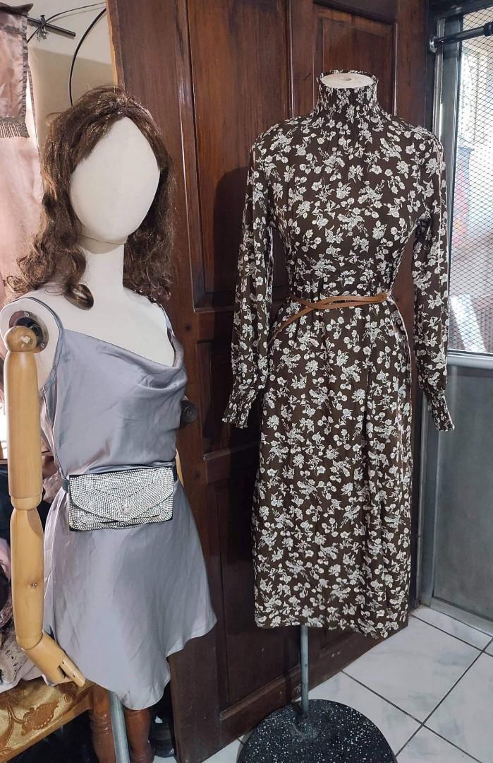 Shein floral dress (Category: Dresses) located in Bayombong. Submitted by nicsxoxo7 (Listing ID 1175974571, Image 1). Description: small on tag but may fit UpTo medium 18 inches armpit measurement 48 inches length.