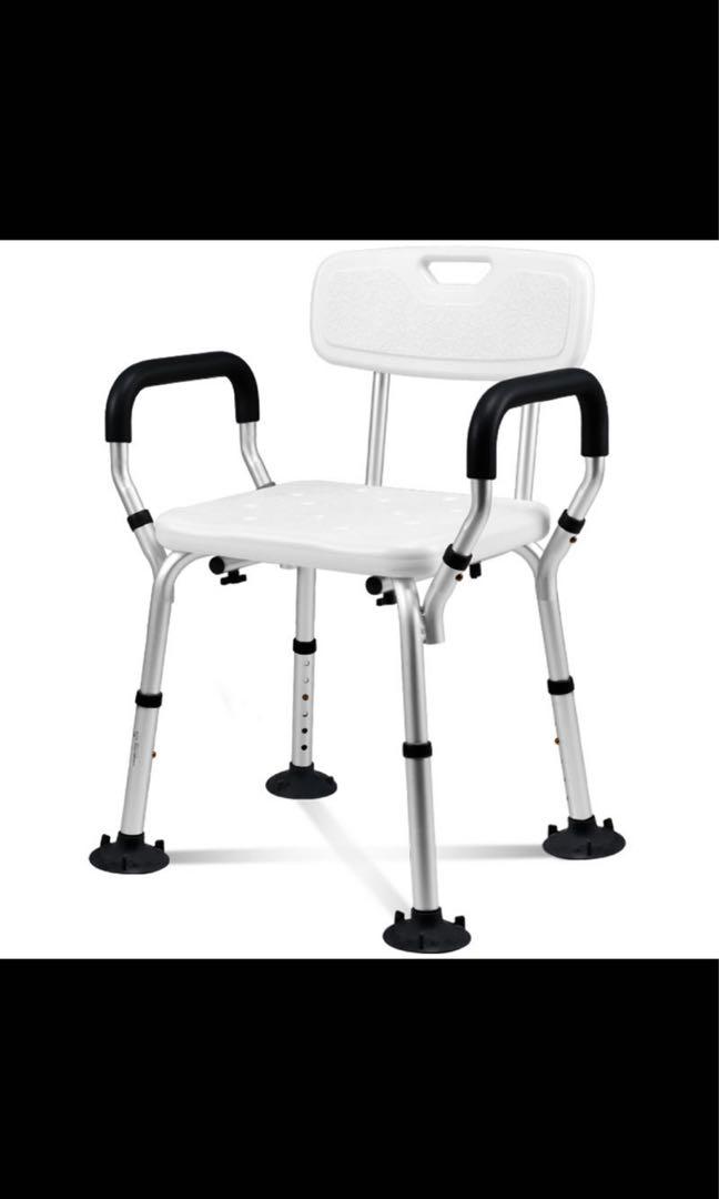 Shower and Bath Bench with Arms and Back Shower Chair Heavy Duty Shower