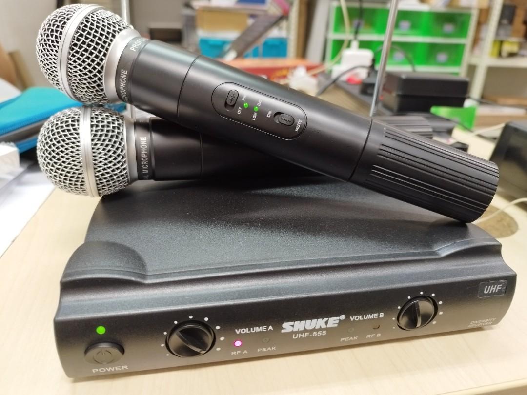 Shuke UHF555, Wireless Microphone, Audio, Microphones on Carousell