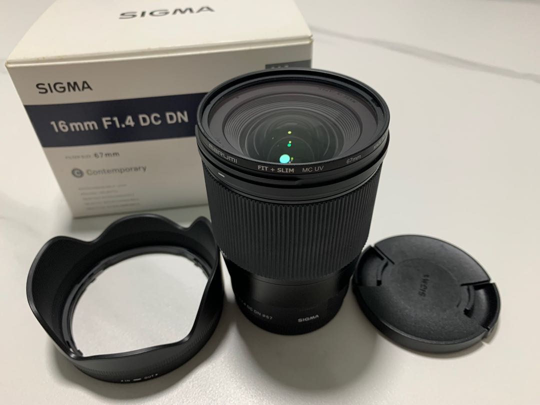 Sigma 16mm F1.4, Photography, Lens & Kits on Carousell