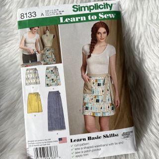 SIMPLICITY SEWING PATTERN - Wrap Skirt