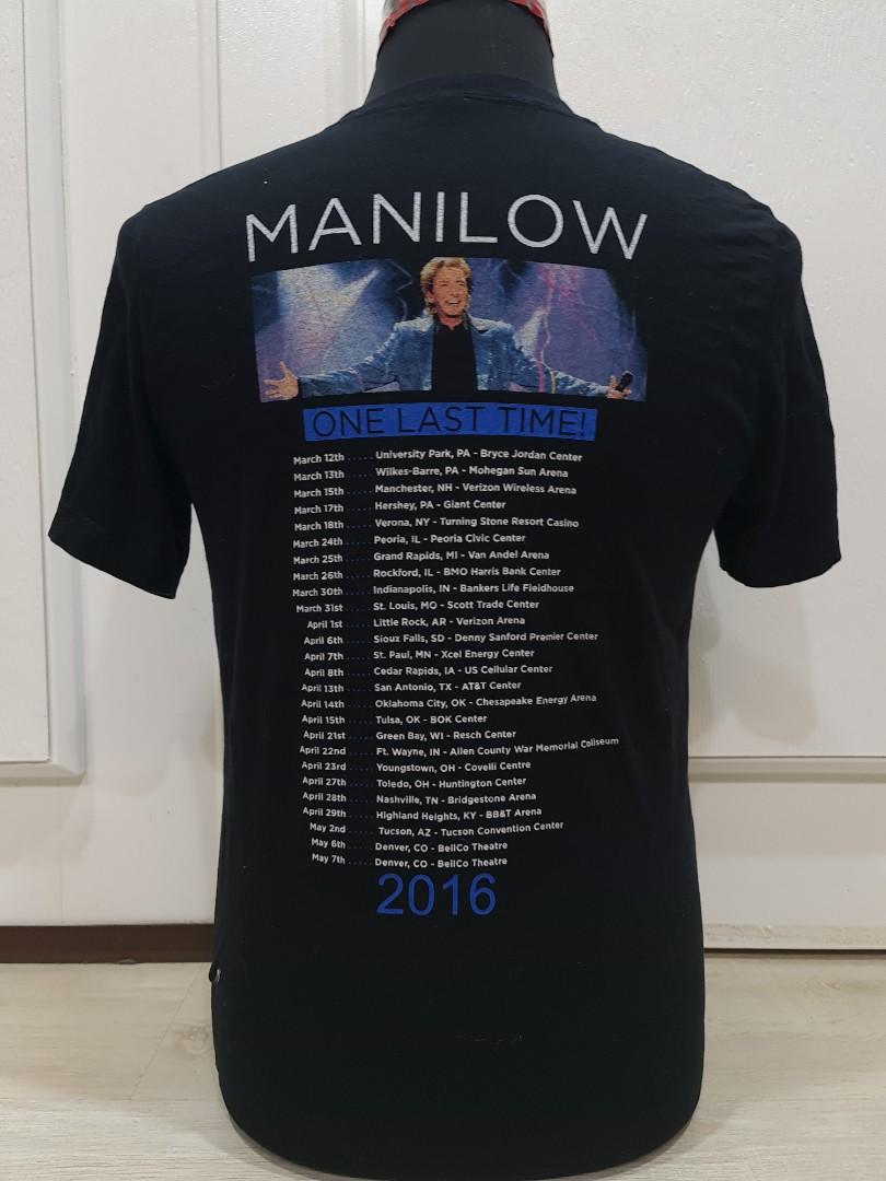 SOLO SINGER- BARRY MANILOW, Men's Fashion, Tops & Sets, Tshirts & Polo