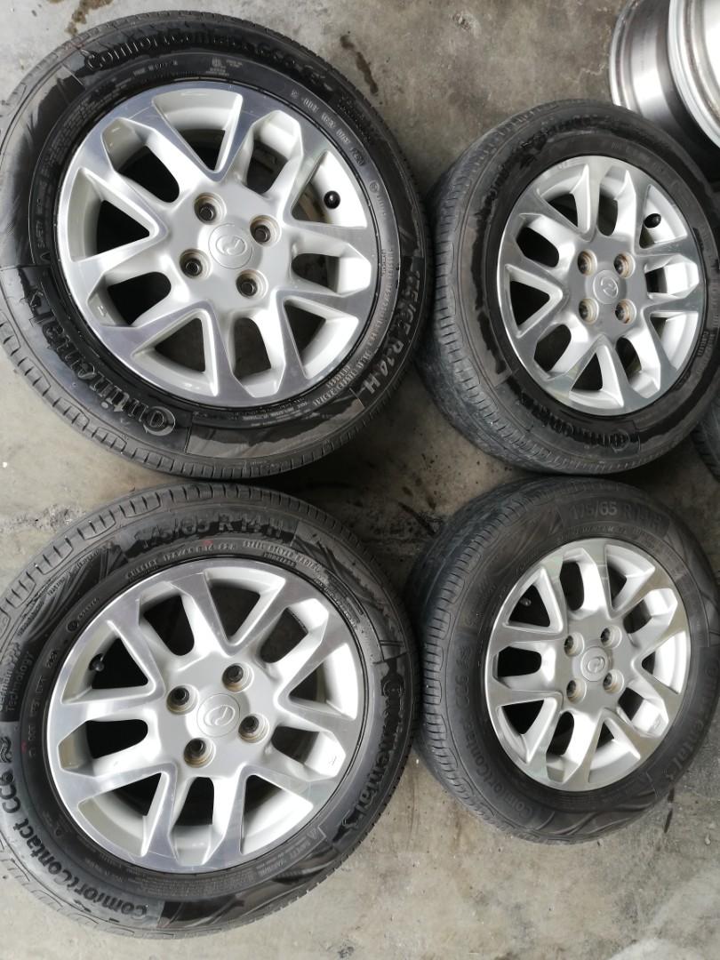 Sport rim viva axia bezza myvi 14 inch, Auto Accessories on Carousell