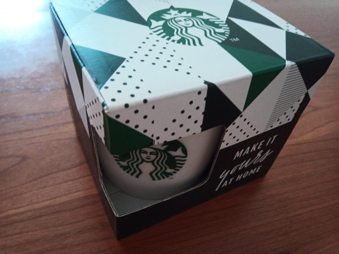 Mug Starbucks Porcelaine 9.2cm – “make It Yours At Home” Multicolore, Jamais Servi