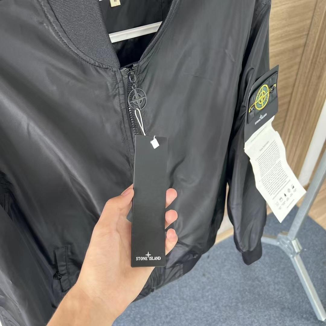 Stone Island/石头岛2022春季军工飞行员棒球服外套, 男裝, 外套及戶外