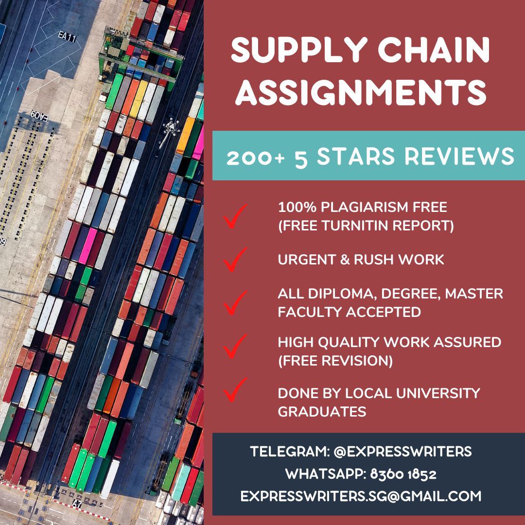 Supply Chain Assignment / Essay Writing Services ...