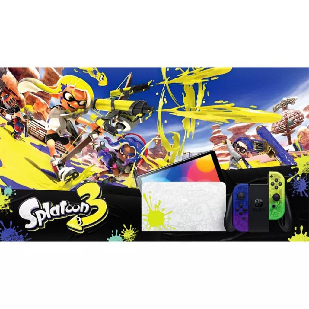 Switch OLED Splatoon 3 Limited Edition (Asia), Video Gaming, Video Game ...
