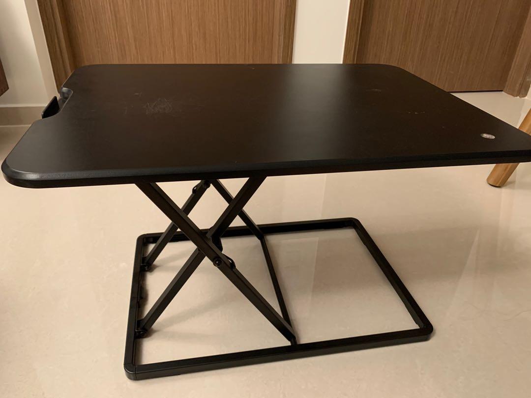 Table top standing desk, Furniture & Home Living, Furniture, Tables