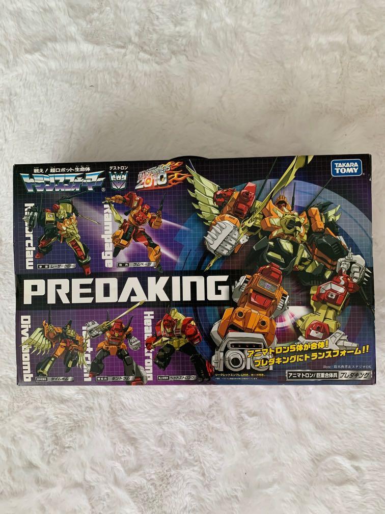 Transformers Predaking (reissue) (Category: Toy Figures) located in Singapore. Submitted by tyr3ll (Listing ID 1175934821, Image 1). Description: Was never out of the box before. Expect not a single scratch!! I do have other transformer collectibles available!! Do let me know if you are interested! -MP 1b -MP 2 -MP 3 -MP 4 -MP 6 -MP 8 -MP 9 -MP 11.