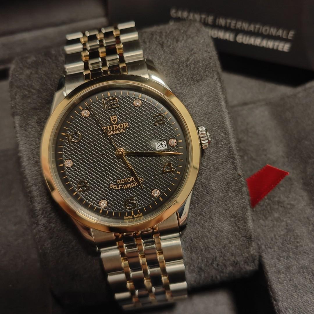 Tudor 91551 black silver Carousell