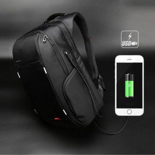USB Black Office Laptop Bag/ Backpack/ Bag - New