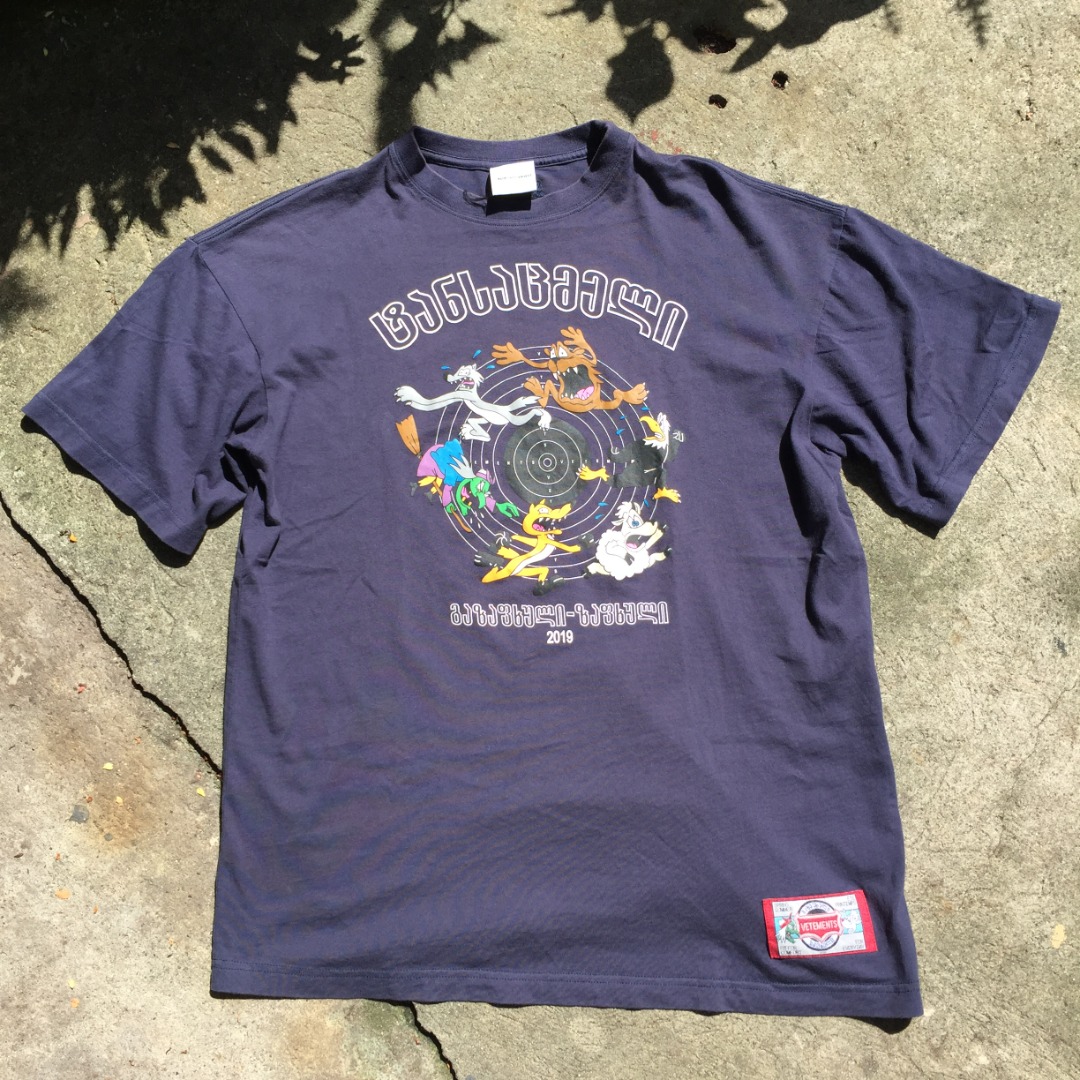Vetements online cartoon tee