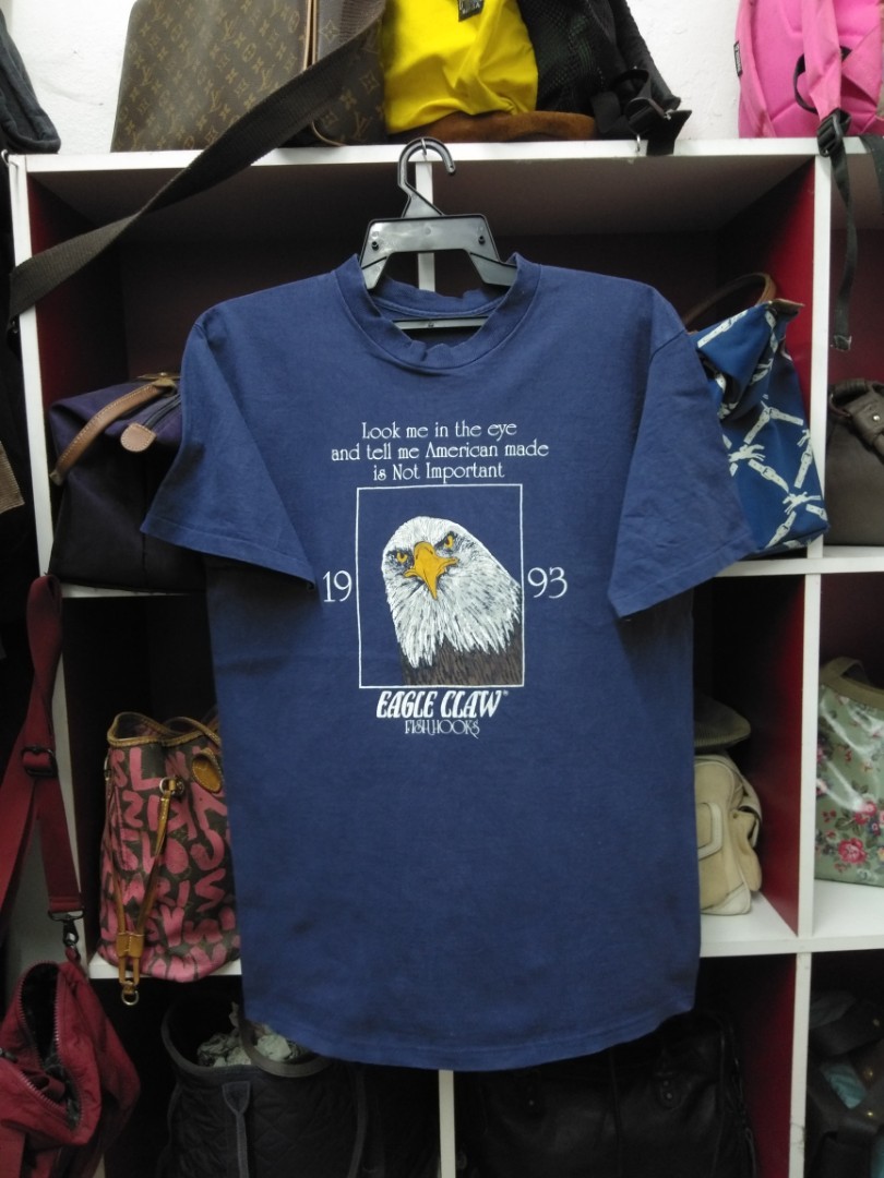 Vintage Eagle Claw, Men's Fashion, Tops & Sets, Tshirts & Polo