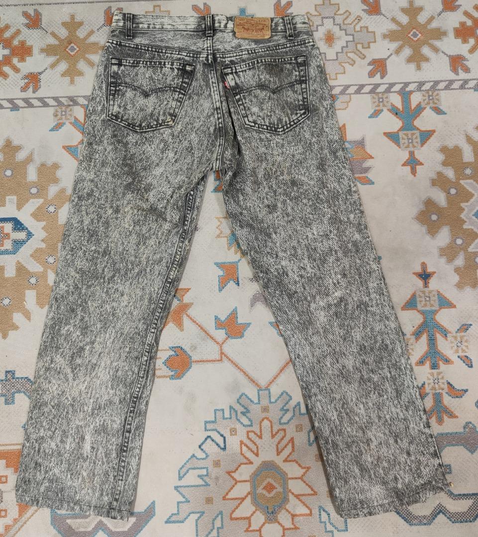 Vintage acid wash levi 501s on sale