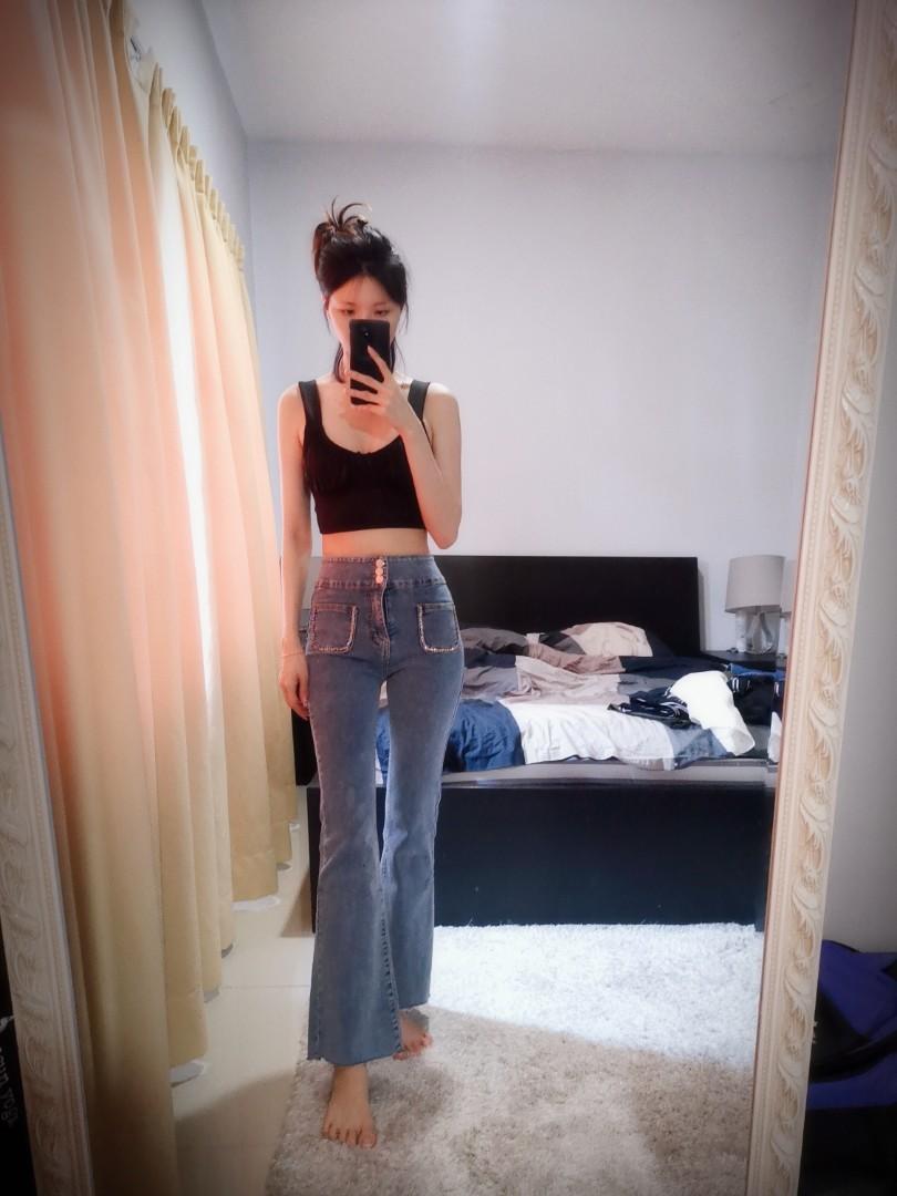 Korean jean style outlet