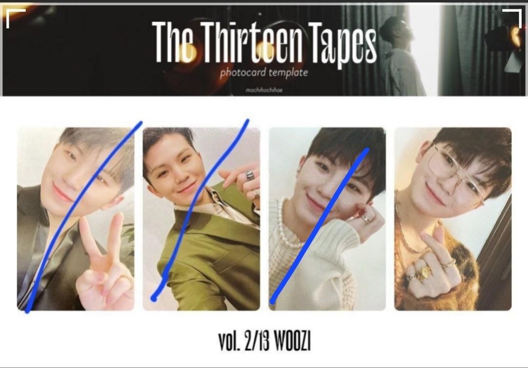 SEVENTEEN woozi ttt SEVENTEEN WOOZI The Thirteen Tapes TTT