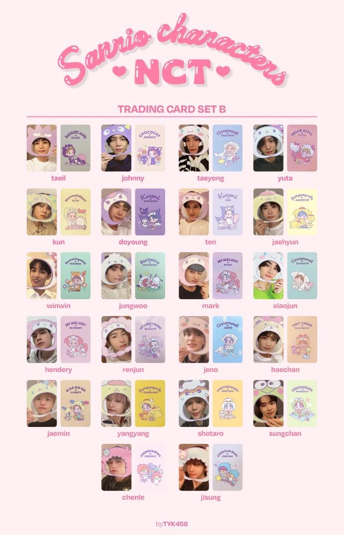 WTS nct sanrio trading card B ver, Toys & Collectibles, Fan