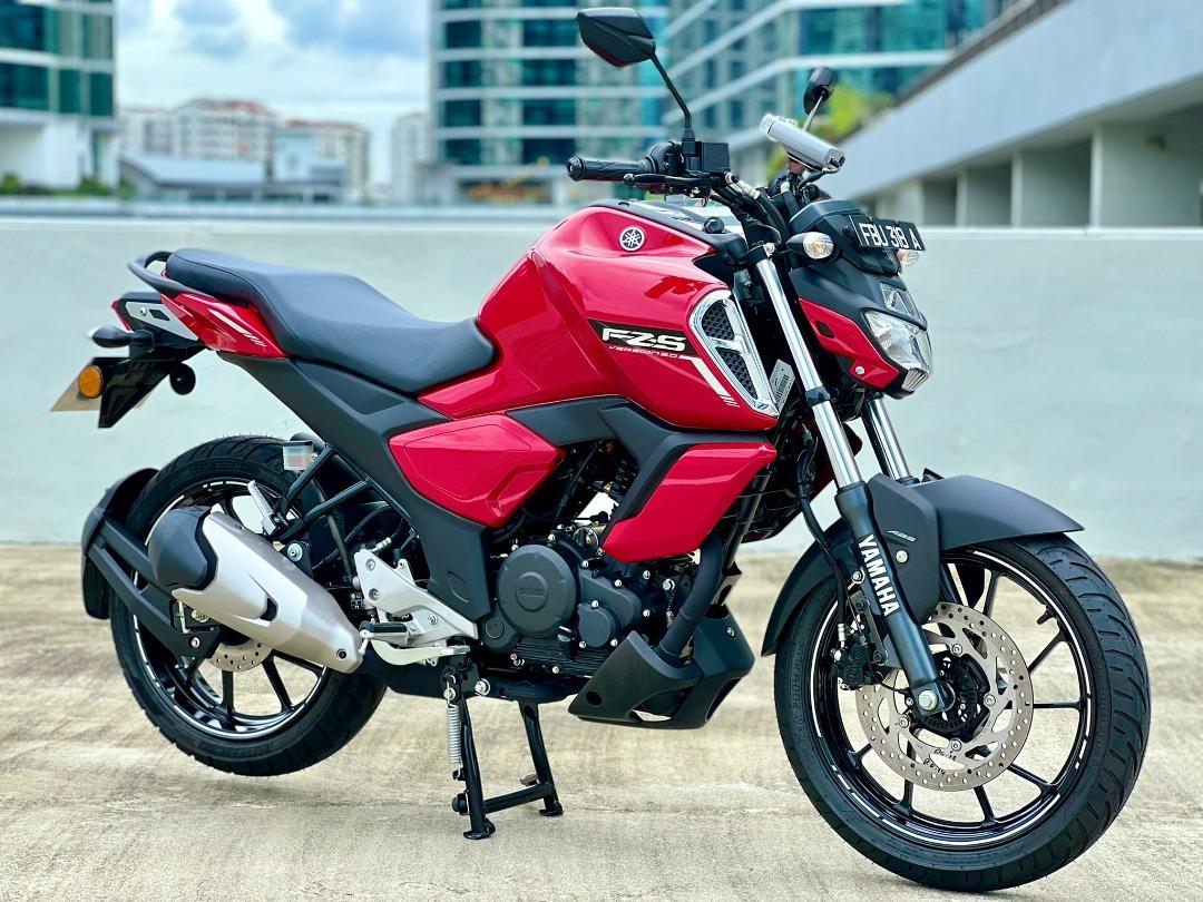 Metallic Red Fz V3 Bs6 Red Yamaha F1 V3 Yamaha FZ V3 Price Mileage