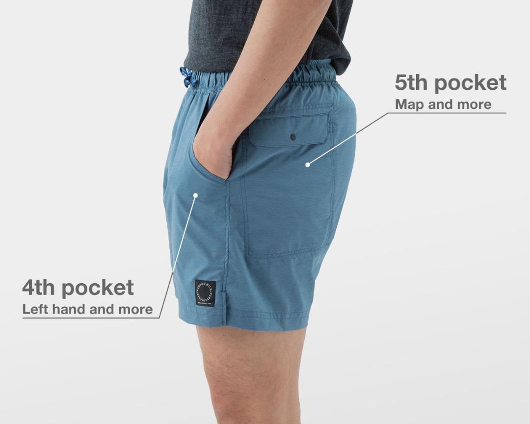 全新】YAMATOMICHI 山と道Light 5-Pocket Shorts - SKY BLUE M碼(現貨