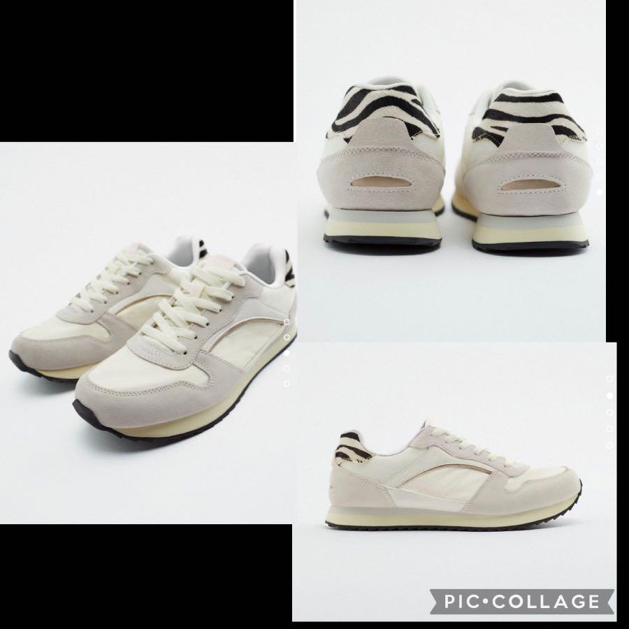 zara soft trainers