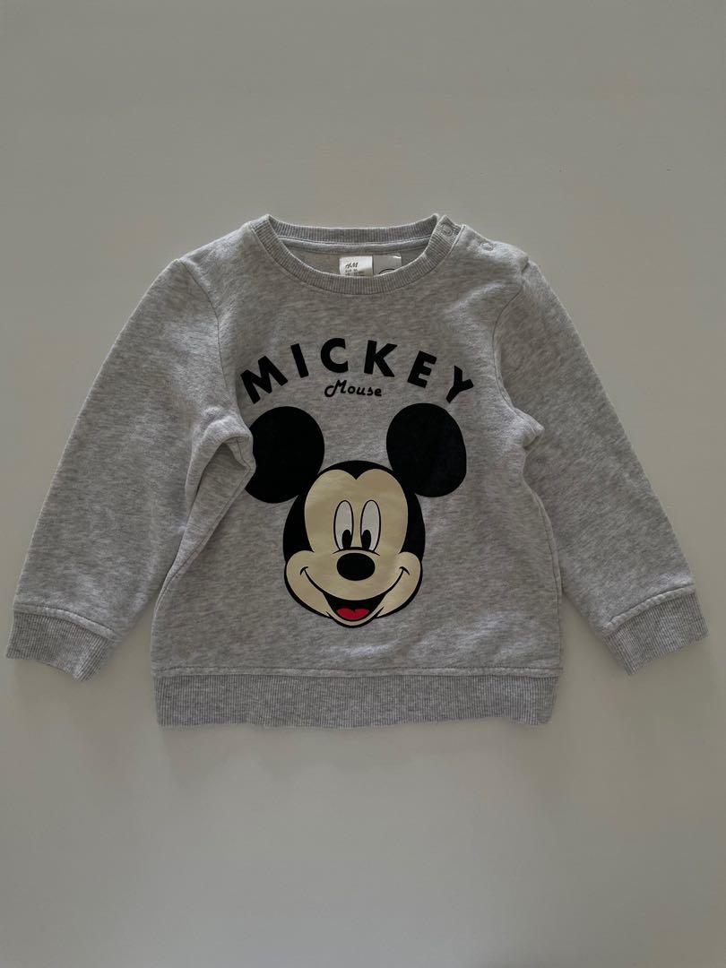 H&m mickey on sale mouse long sleeve