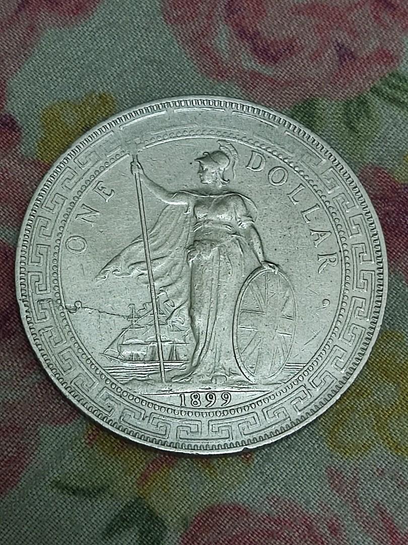 イギリス 貿易銀 1899年 - 旧貨幣/金貨/銀貨/記念硬貨