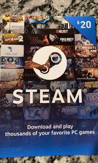 [$20] DISCOUNTED STEAM GIFT CARD!