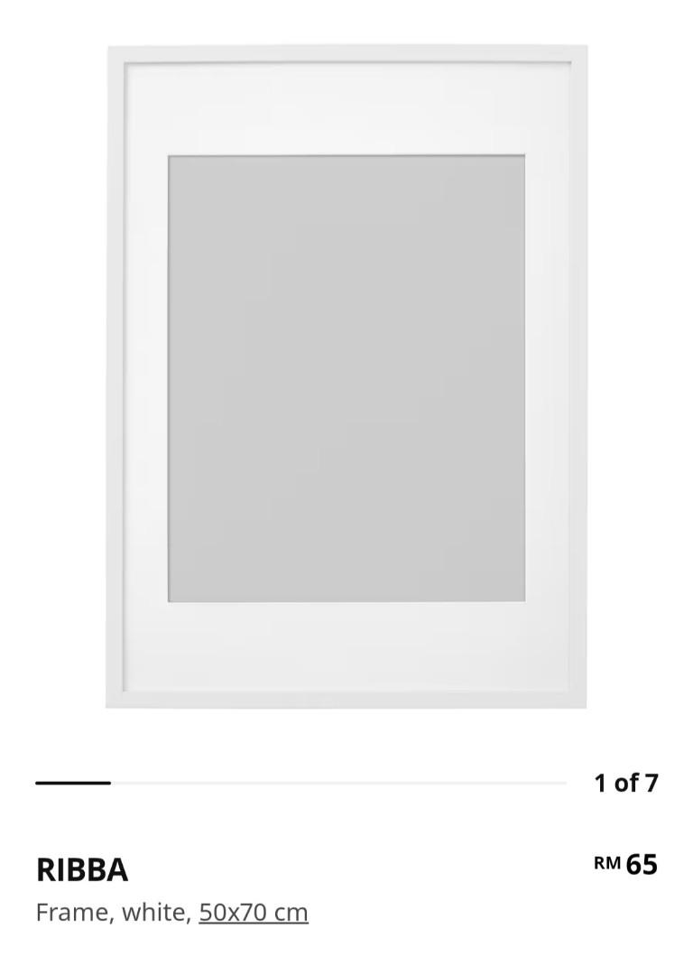 3 unit Ikea RIBBA photo frame, Furniture & Home Living, Home Decor
