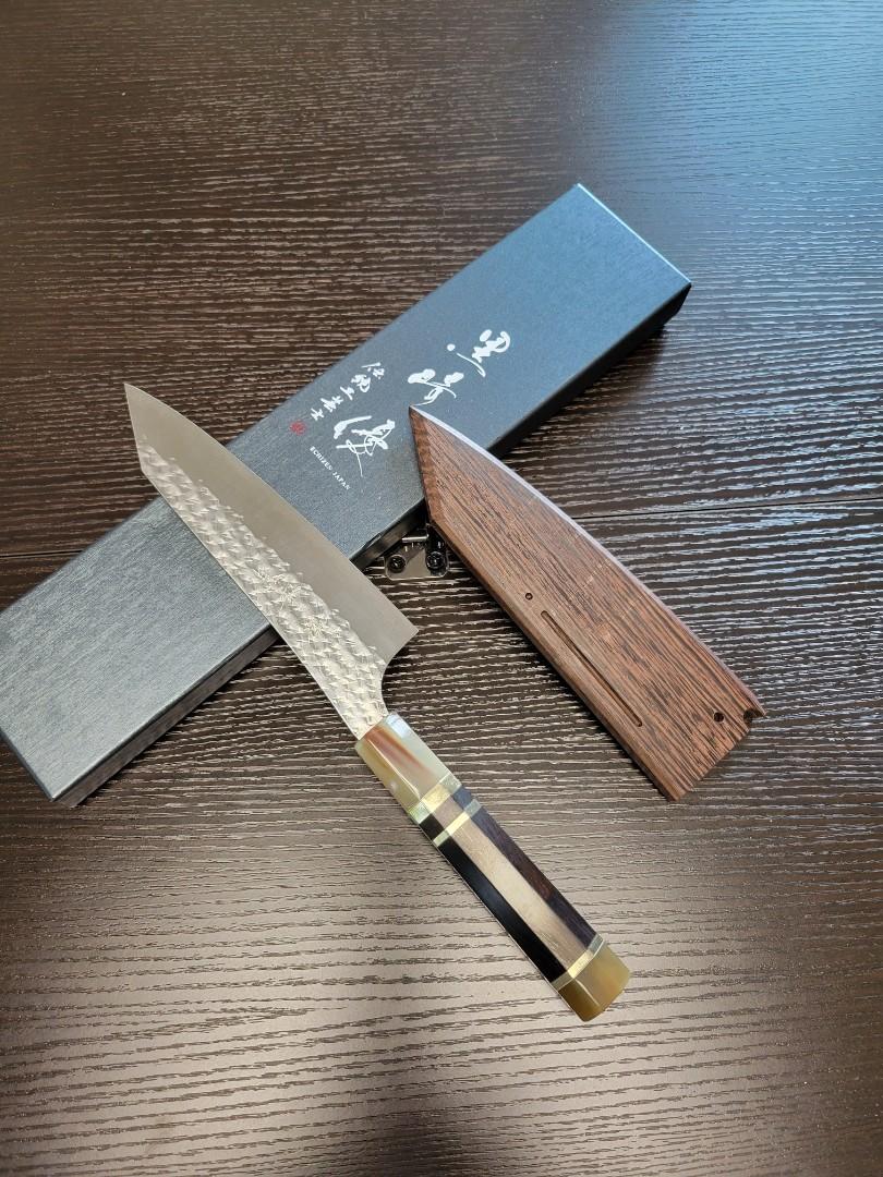 現貨黑崎優劍形三德刀文化刀閃光系列銳sg2 粉末鋼180mm 鐵刀木刀鞘 黑檀八角三銀卷 日本高級廚刀