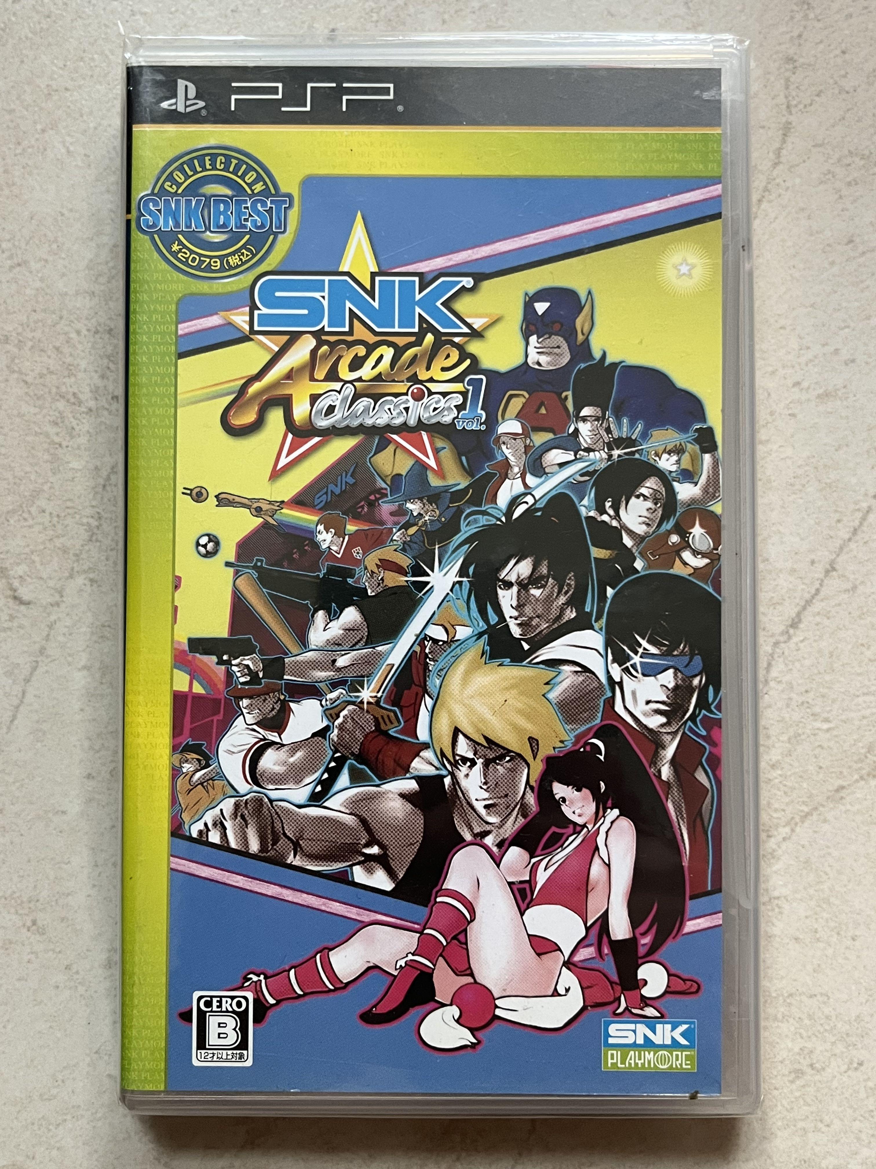 日版PSP SNK BEST COLLECTION SNK ARCADE CLASSICS CLASSIC VOL.1