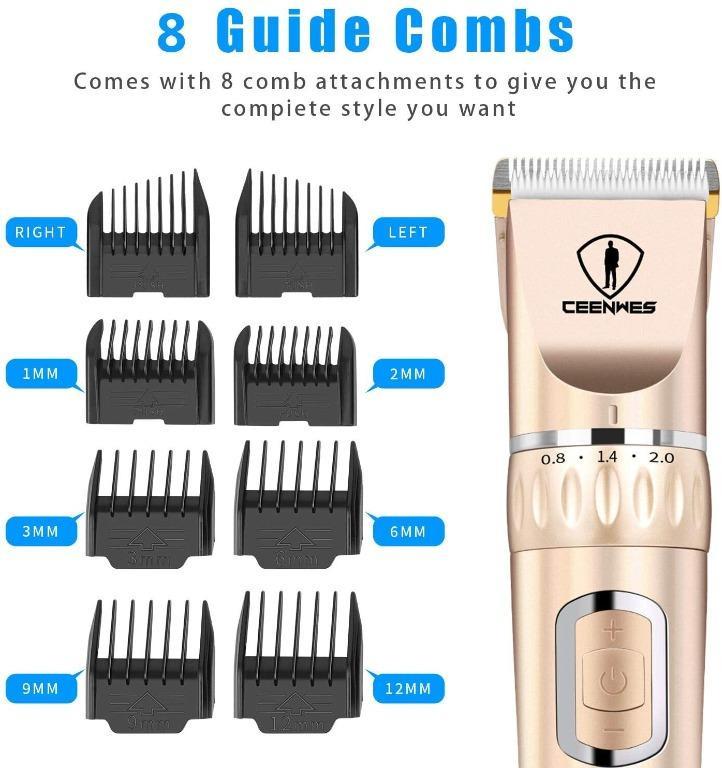 A26 Ceenwes Hair Clippers 3Speed Cordless Heavy Duty Clippers, Beauty