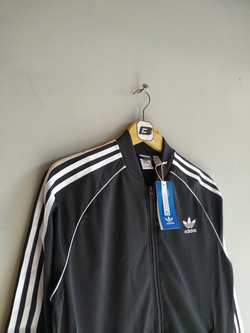 Adidas Originals SST Track Jacket Black/White, Men's Fashion, Men's