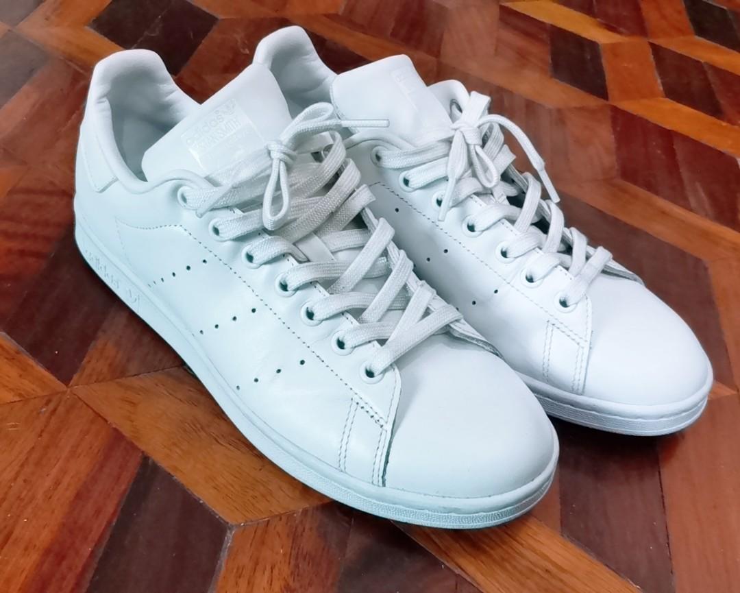 Adidas Stan Smith "Triple White", Fashion, Footwear, Sneakers on Carousell