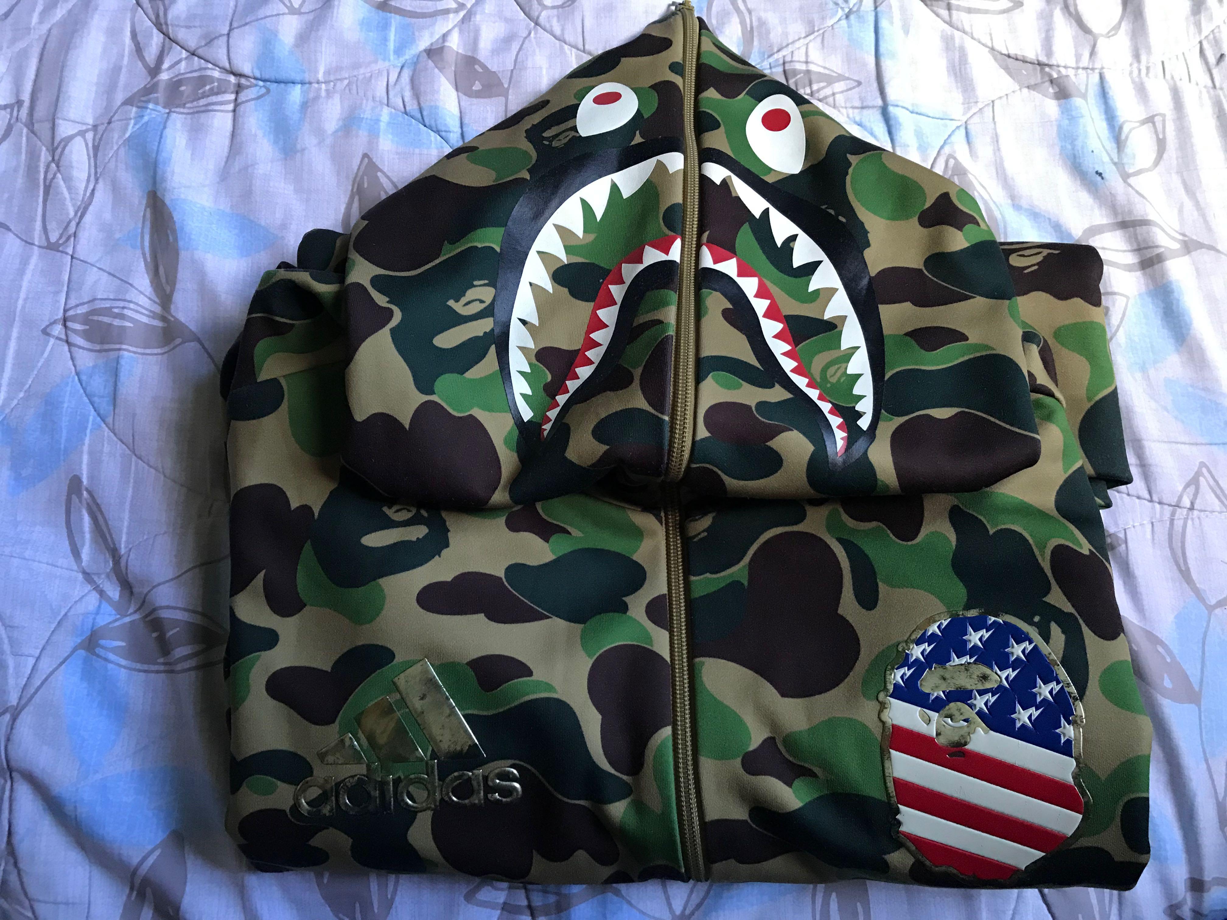 Adidas x bape on sale shark