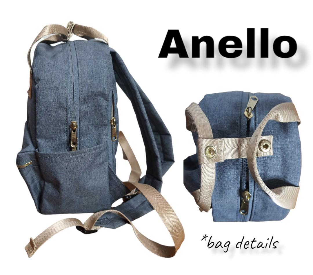Anello - Atelier Mini Backpack (Orange/Denim)