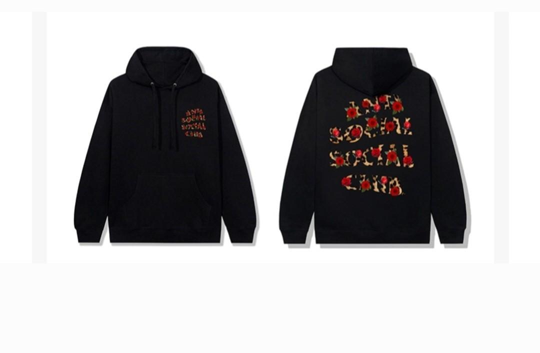 ANTI SOCIAL SOCIAL CLUB HOODIE AUTHENTIC 3 DESIGNS