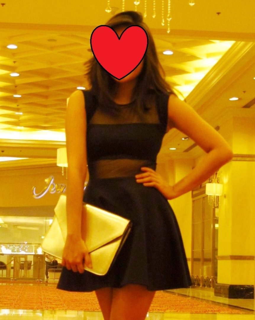 Apartment8 Sheer Cutout Dress, Women's Fashion, Dresses & Sets, Dresses