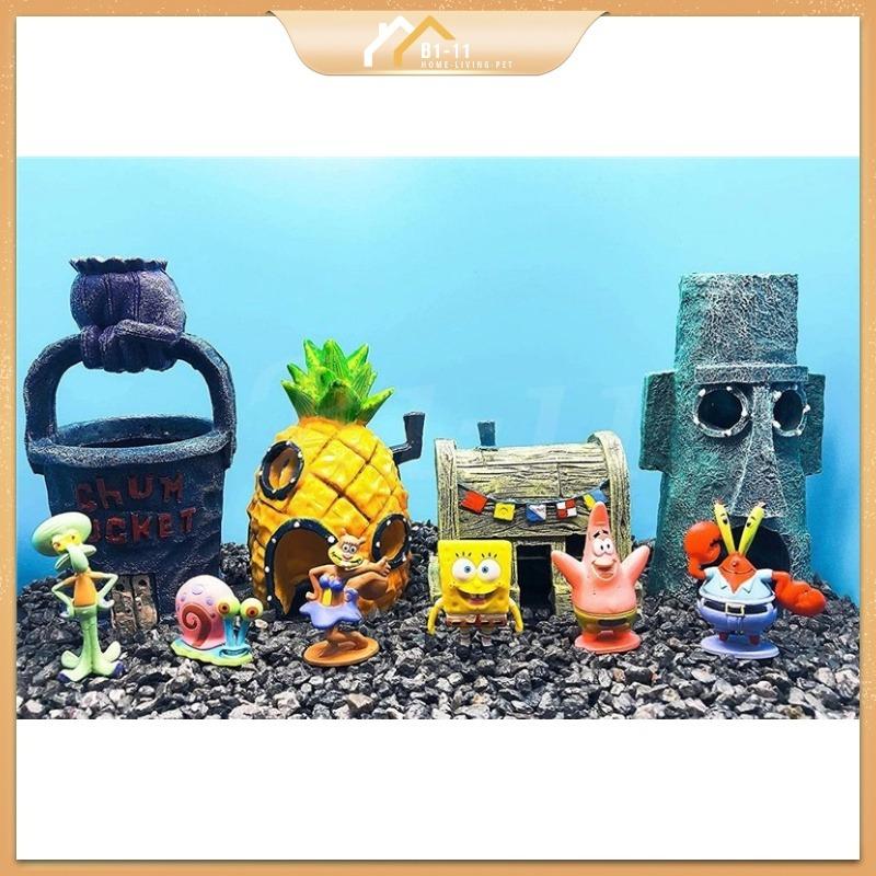 Spongebob fish tank decorations sale