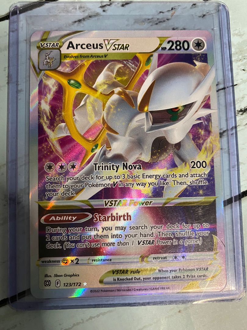 Pokemon Card Arceus VSTAR UR 262/172 s12a VSTAR Universe Nintendo Japanese  NM