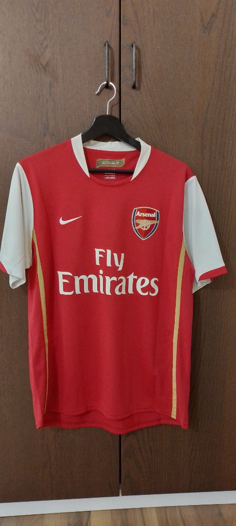 Arsenal 2007 2008 Fly Emirates shirt M Sports Equipment Other Sports Equipment and Supplies on Carousell