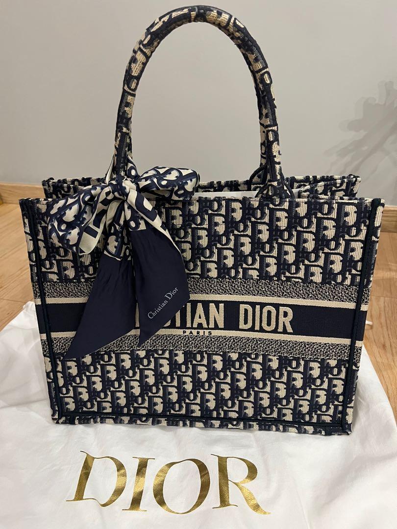 Tote bag dior with twilly