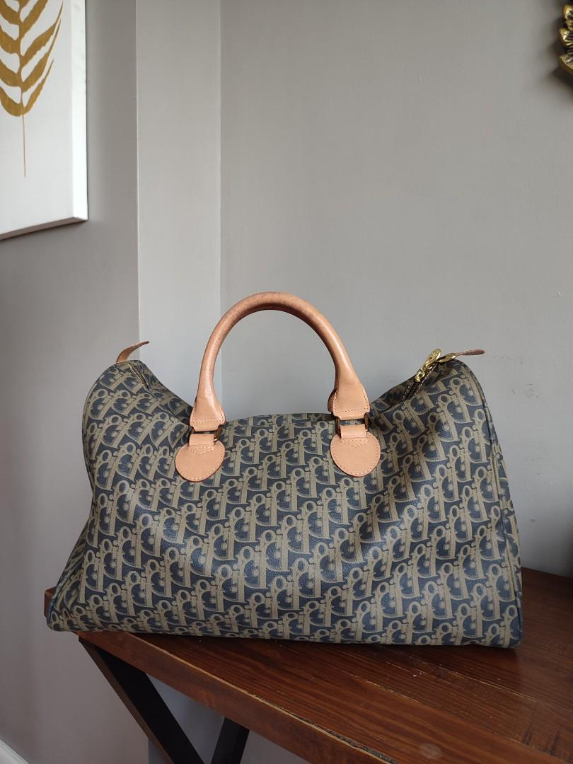 Authentic Dior vintage weekender speedy (Category: Luxury Bags & Wallets) located in Mandaluyong City. Submitted by ice.declutter (Listing ID 1177667900, Image 2). Description: Authentic vintage dior Speedy type weekender bag for sale this is an authentic vintage bag, some flaws are expected speedy 40 size pm me for any concerns 🙂 COPY PASTE THESE INTO GOOGLE SEARCH TO SEE THE EXACT SAME BAG sold for $800: monogram trotter signature blue green c