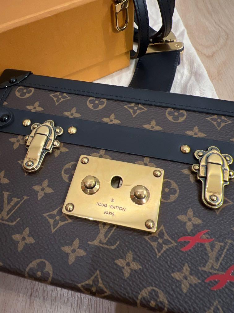 Louis Vuitton Petite Malle Handbag Limited Edition Tribal Print