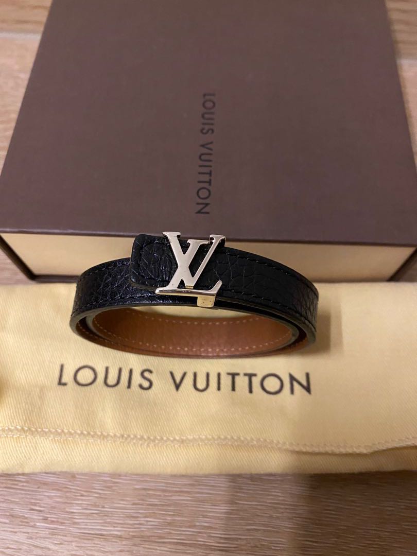 Louis Vuitton - LV Circle Bracelet - Monogram Canvas - Grey - Size: 21 - Luxury