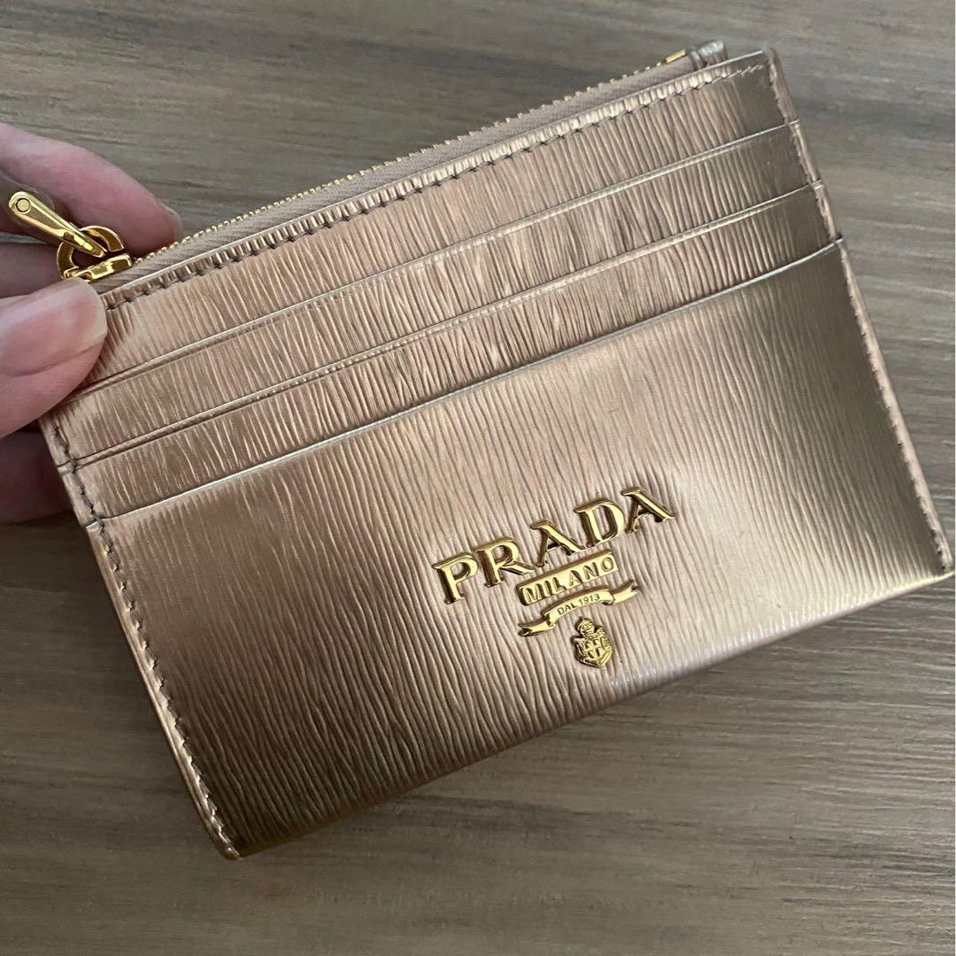 Authentic Prada Card Holder, Luxury, Bags & Wallets on Carousell