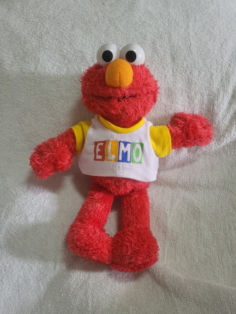 Authentic Sesame Street Talking Elmo Interactive Plush Soft Toy ...